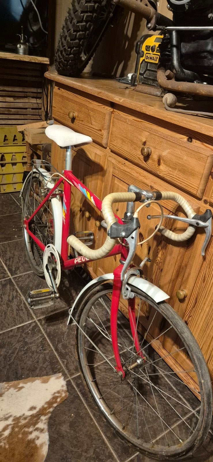 Kinderkoersfiets retro, Fietsen en Brommers, Ophalen, Peugeot