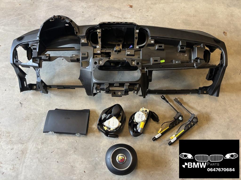 Dashboard + airbagset Fiat 500 Abarth facelift 2016 - heden, Auto-onderdelen, Dashboard en Schakelaars, Fiat, Gebruikt, Herkomst onderdeel bekend