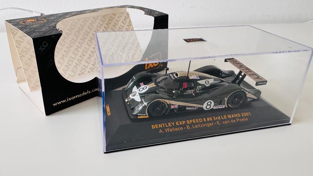 Bentley Speed 8 Le Mans 2001 _ IXO 1/43, Ophalen of Verzenden, Nieuw, Auto, Overige merken