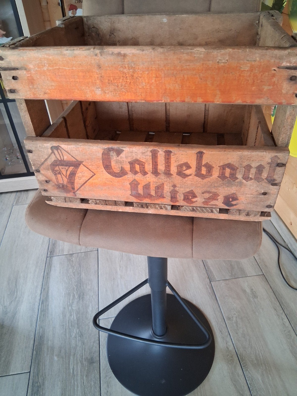 Houten bak callebout wieze, Ophalen of Verzenden