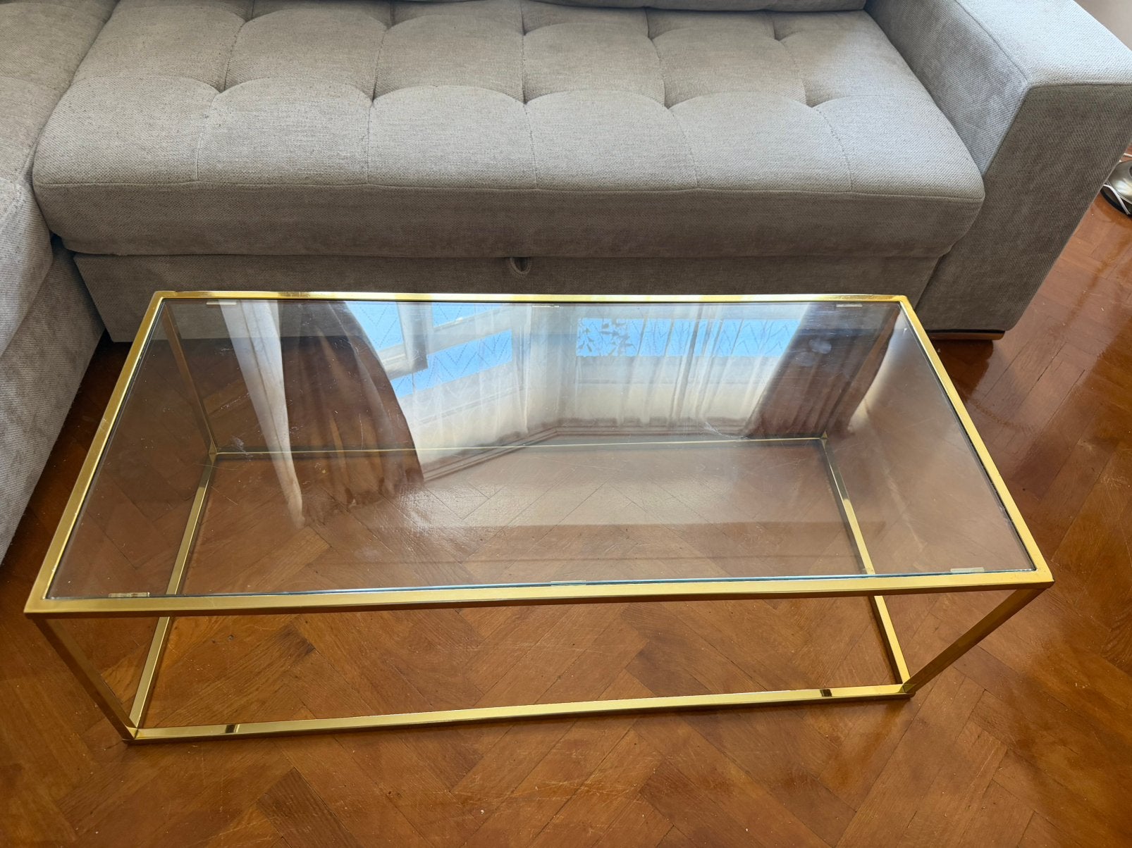 Table basse, Enlèvement, Comme neuf, Verre