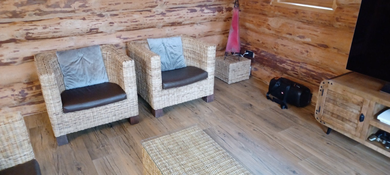 Rotan lounge setje, Ophalen