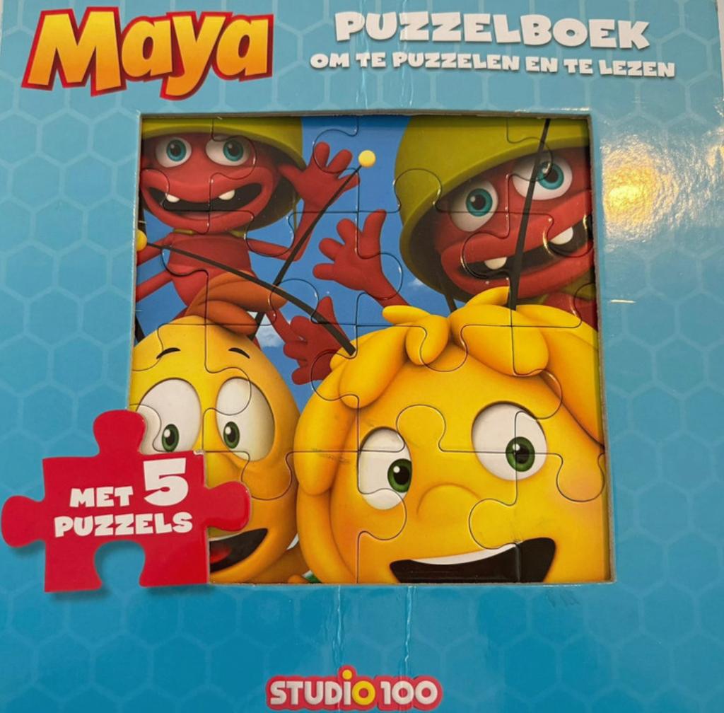 Livre puzzle Maya - jeu de lecture livres interactif, Enlèvement ou Envoi, Comme neuf, 3 à 4 ans