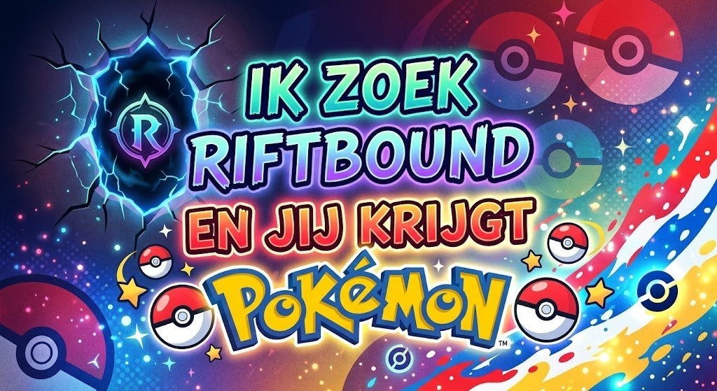 TRADE mijn pokémon tegen jouw RIFTBOUND, Enlèvement, Comme neuf, Cartes en vrac