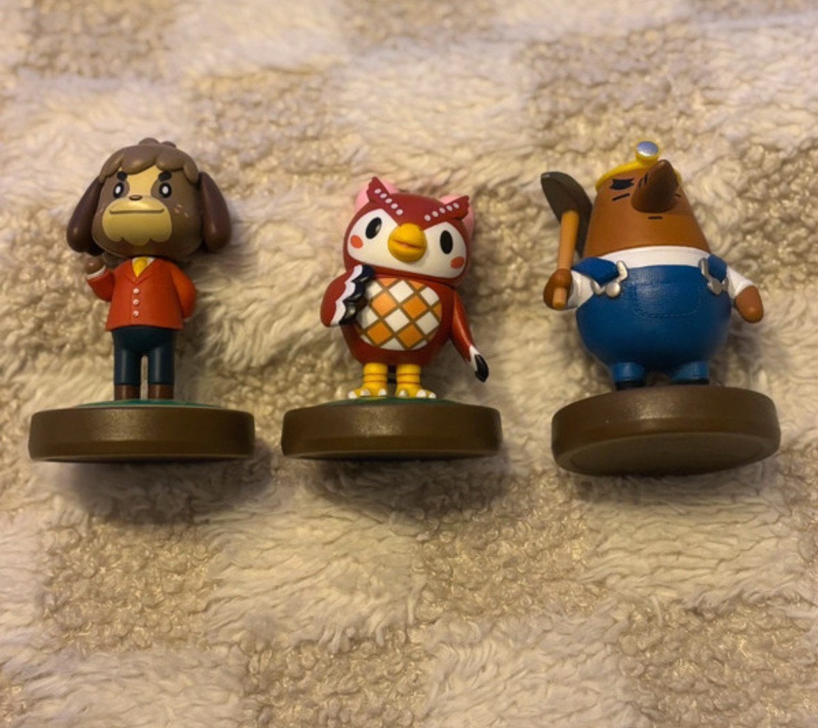 3 x Amiibo Animal Crossing (pas de vente séparée), Enlèvement ou Envoi, Comme neuf
