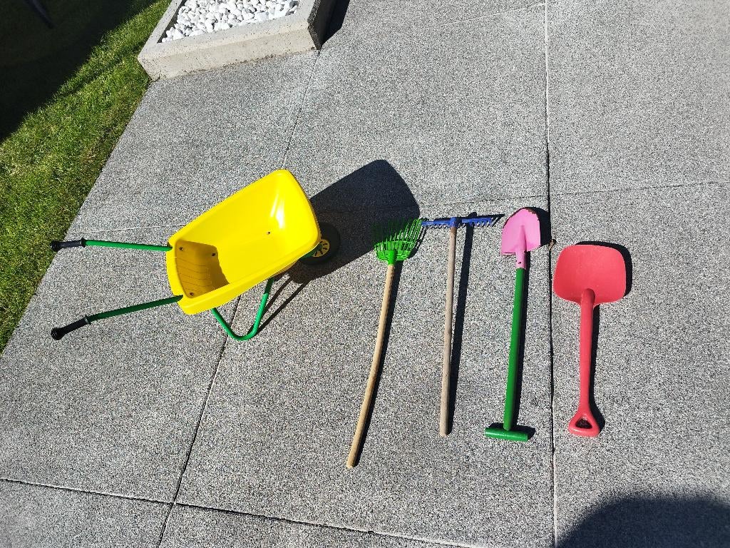 kinder tuinmateriaal, Ophalen, Gebruikt
