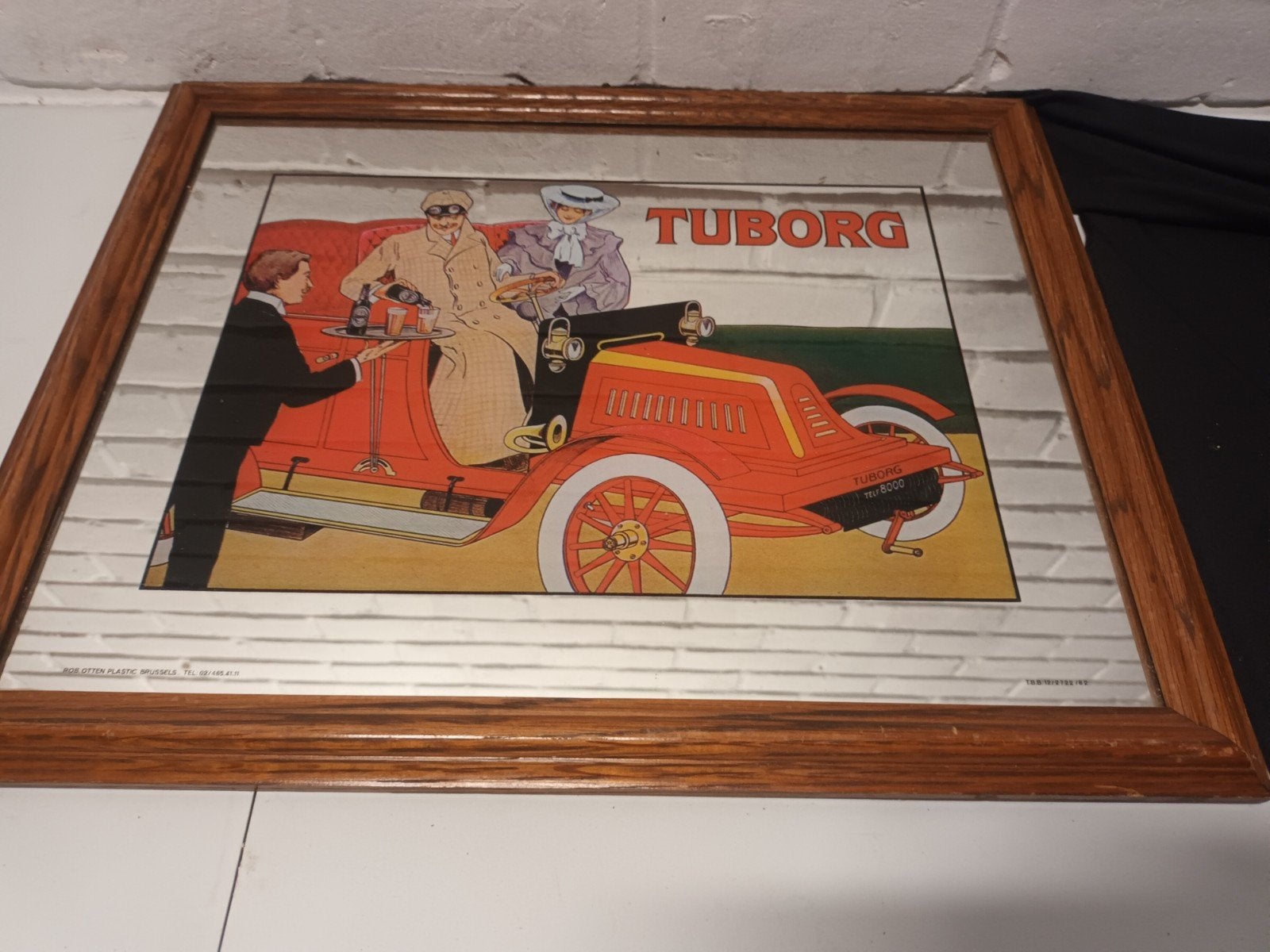 Vintage Tuborg Reclamespiegel (1982), Ophalen, #€€, ###, ###