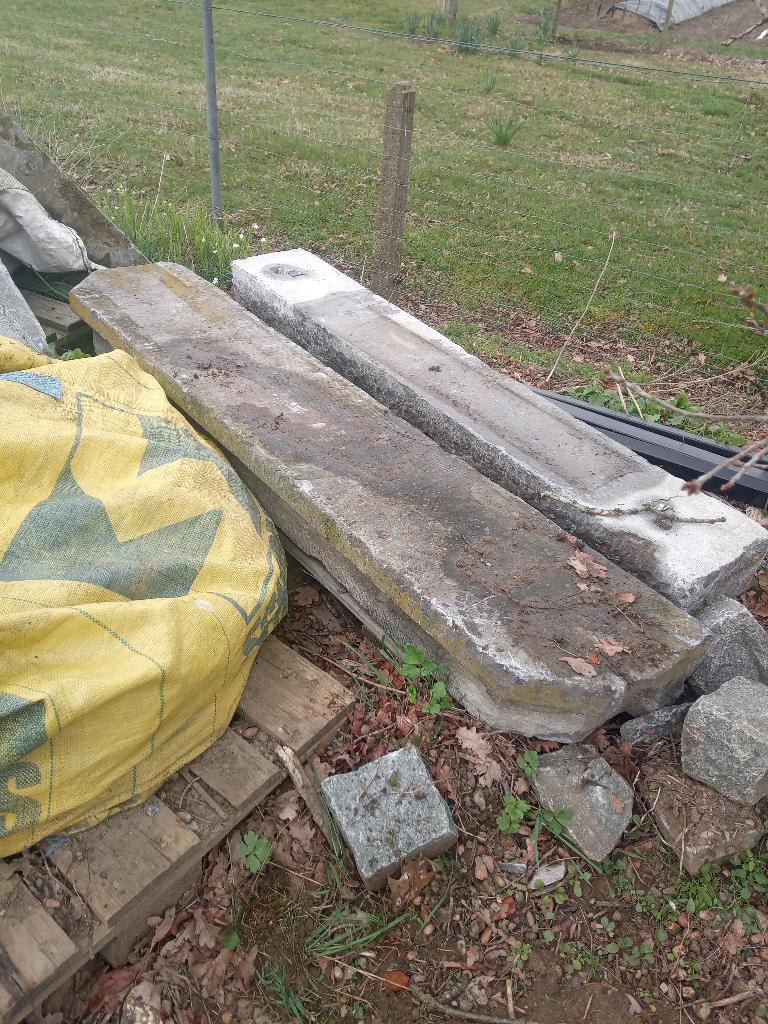 2 oude arduinen deurdorpels, Enlèvement, Utilisé