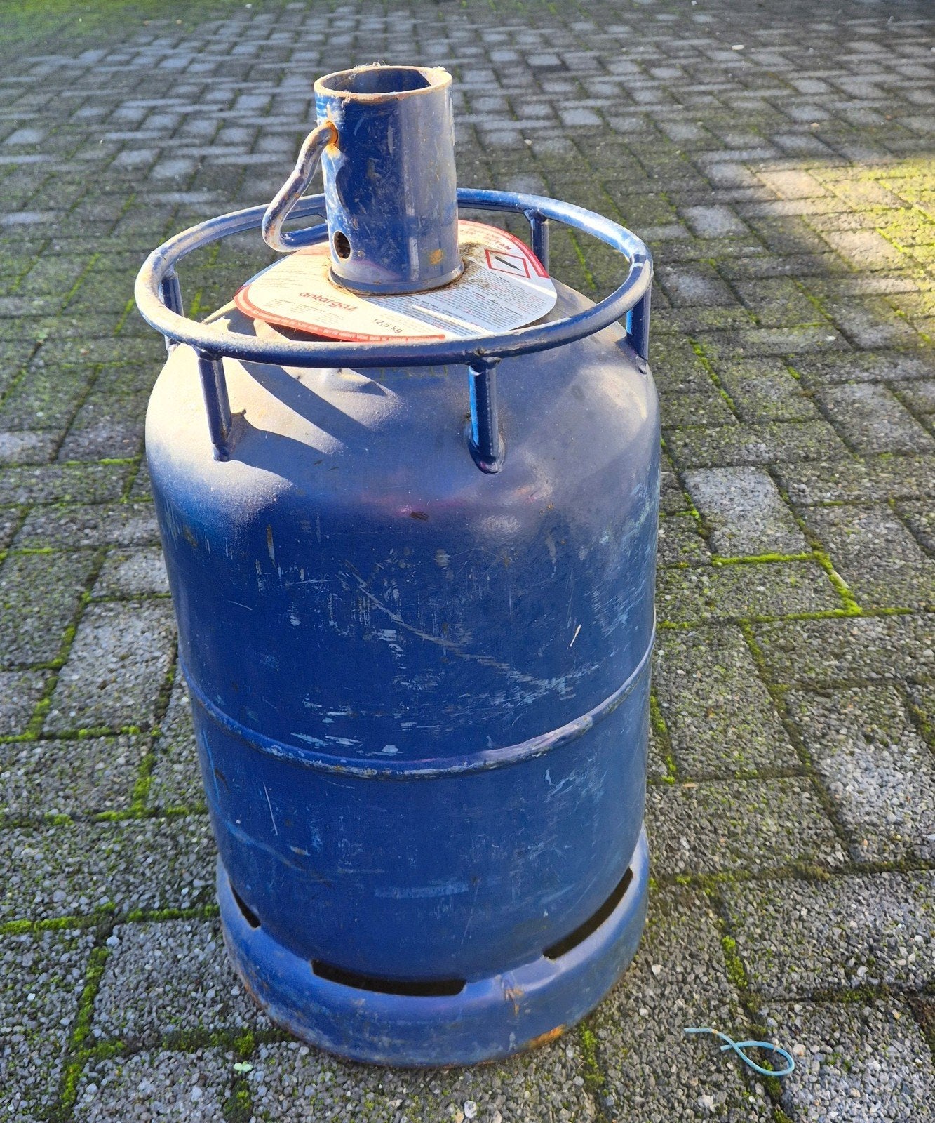Gasflessen, Ophalen