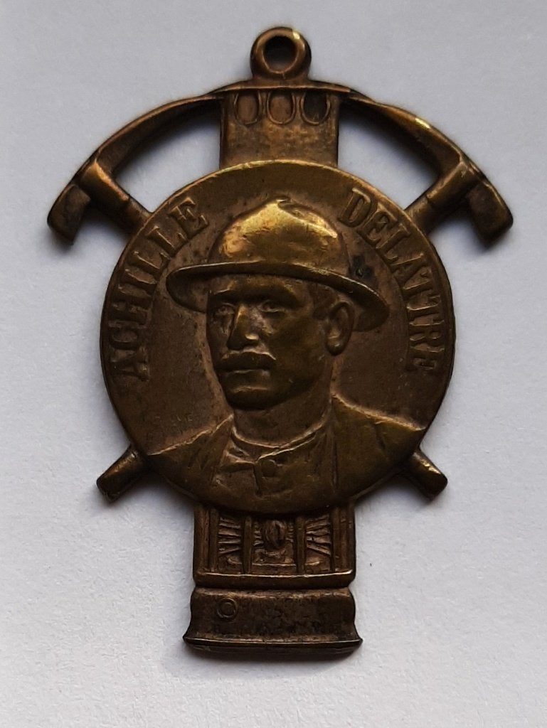 Pendentif mineur Achille Delattre - Syndicat Charleroi, Enlèvement ou Envoi