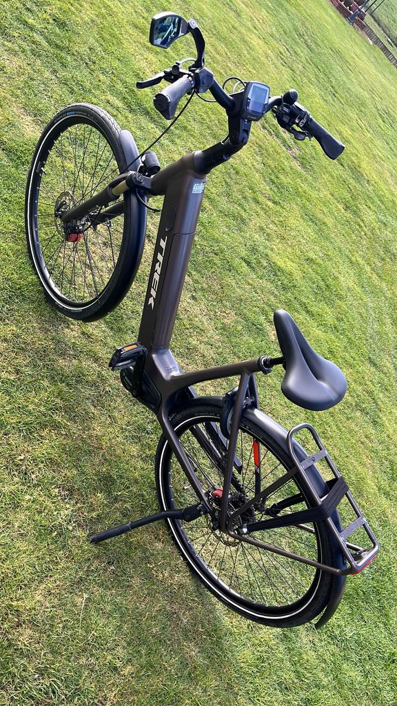 Trek Lowstep taille M avec batterie supplémentaire et sac, Vélos & Vélomoteurs, Vélos électriques, Comme neuf, Enlèvement