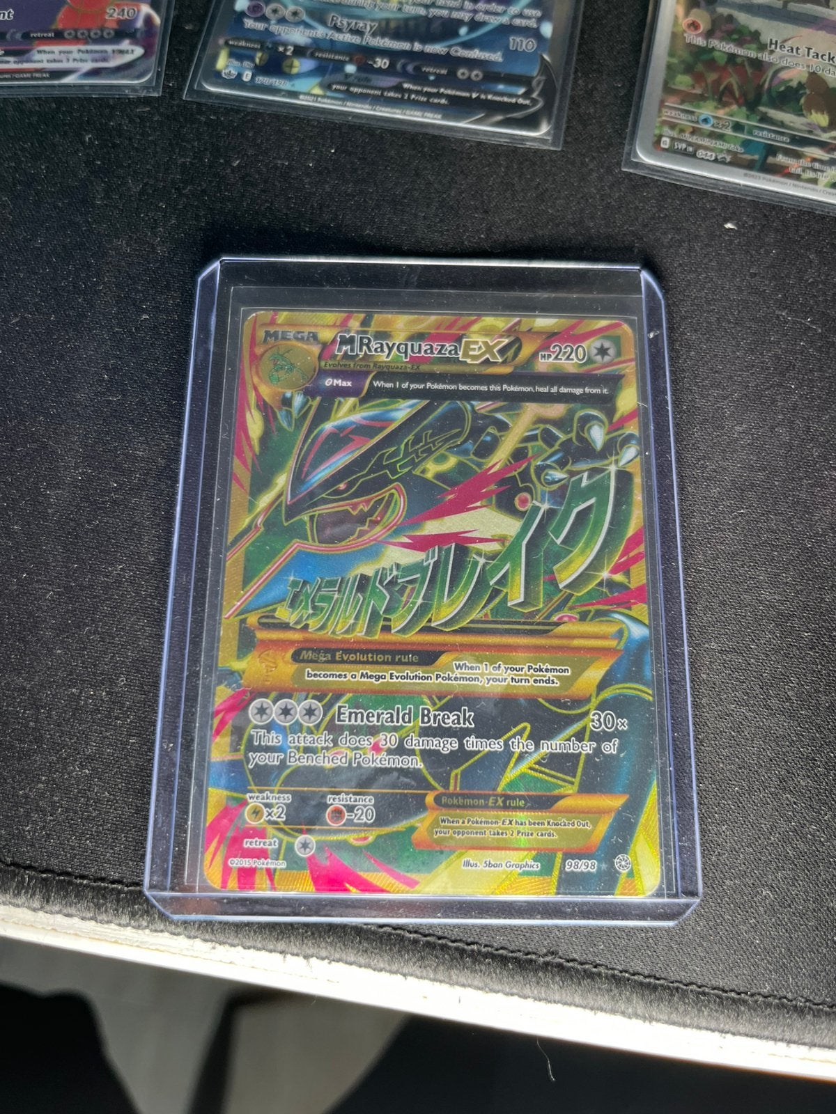 Mrayquaza EX, Hobby en Vrije tijd, Verzamelkaartspellen | Yu-gi-Oh!, Ophalen, Zo goed als nieuw