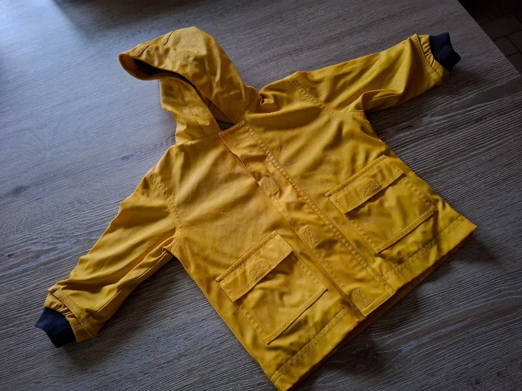 Iconische Gele regenjas Petit Bateau - Maat 74, Ophalen of Verzenden, Gebruikt