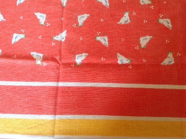 Nappe rouge 122 x 111 cm avec 4 serviettes 32 x 32 cm, Maison & Meubles, 122 cm, Nappe, Serviettes incluses, 111 cm