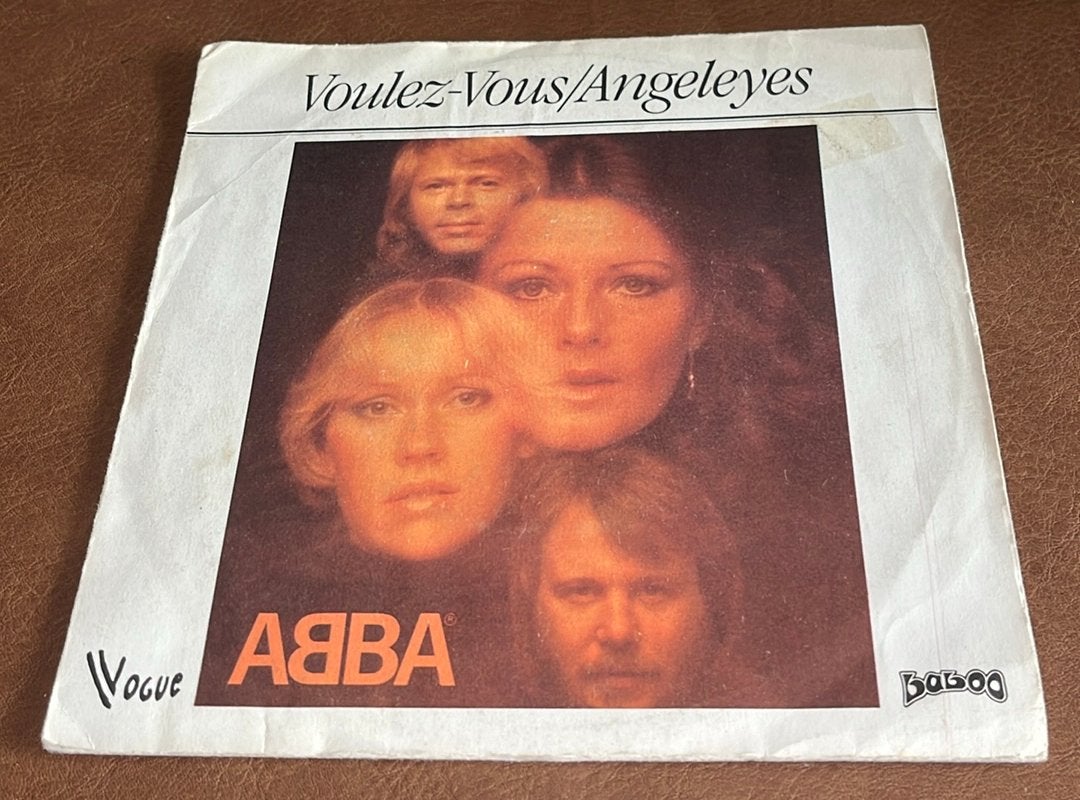 ABBA ‎– Voulez-Vous / Angeleyes - 7” vinyl single - FR, Cd's en Dvd's, Ophalen of Verzenden, Gebruikt, Single