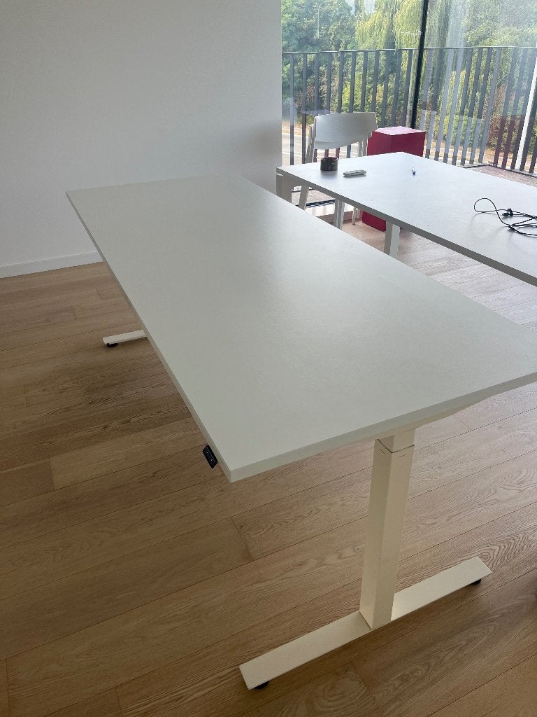 Verstelbaar bureau 80 x 200 cm, Huis en Inrichting, Ophalen, Zit-sta bureau, Metaal, Overige merken