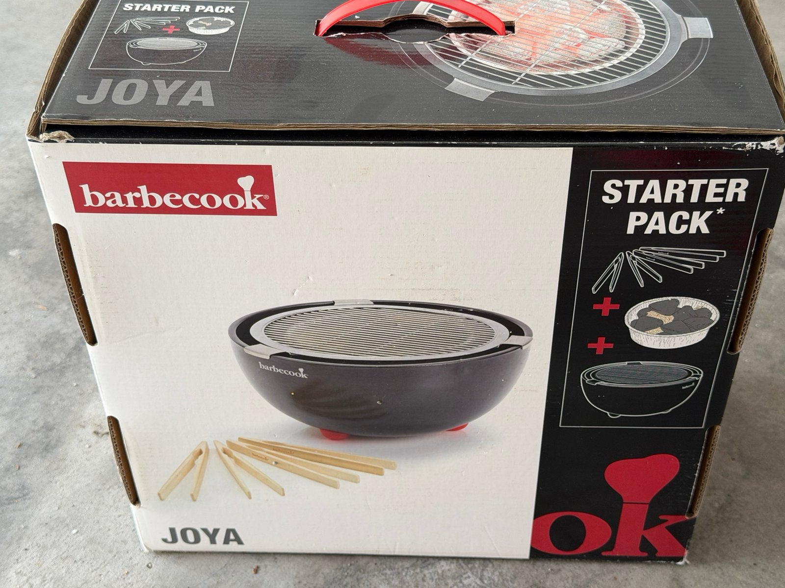 Barbecook JOYA - tafelmodel op houtskool, Tuin en Terras, Houtskoolbarbecues, Ophalen, Gebruikt