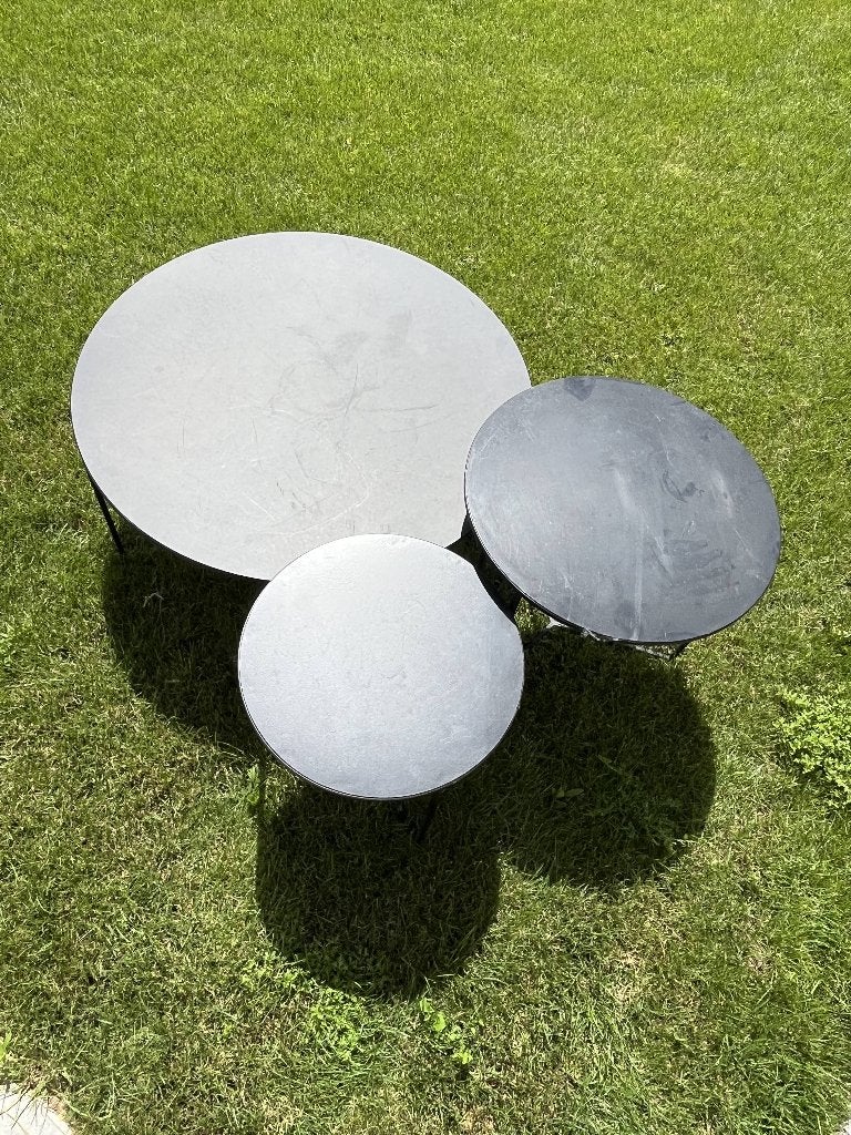 Modulaire salontafels / bijzettafels, Huis en Inrichting, Tafels | Salontafels, Gebruikt, 50 tot 100 cm, Rond, 50 tot 100 cm