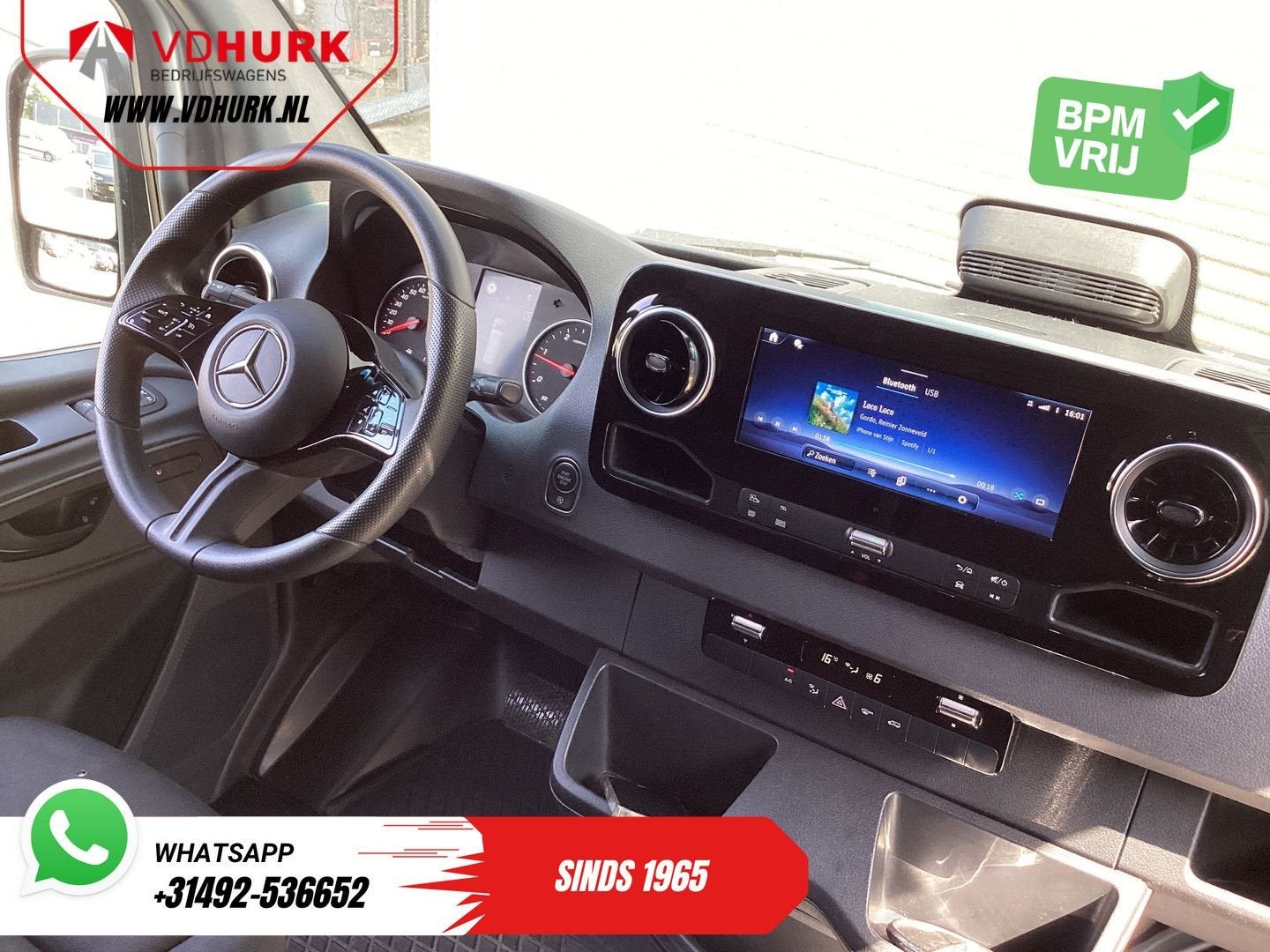 Mercedes-Benz Sprinter 317 CDI Aut. L2H2 LED/ Gev.Stoel/ Nav, Automaat, Mercedes-Benz, Bedrijf, Diesel