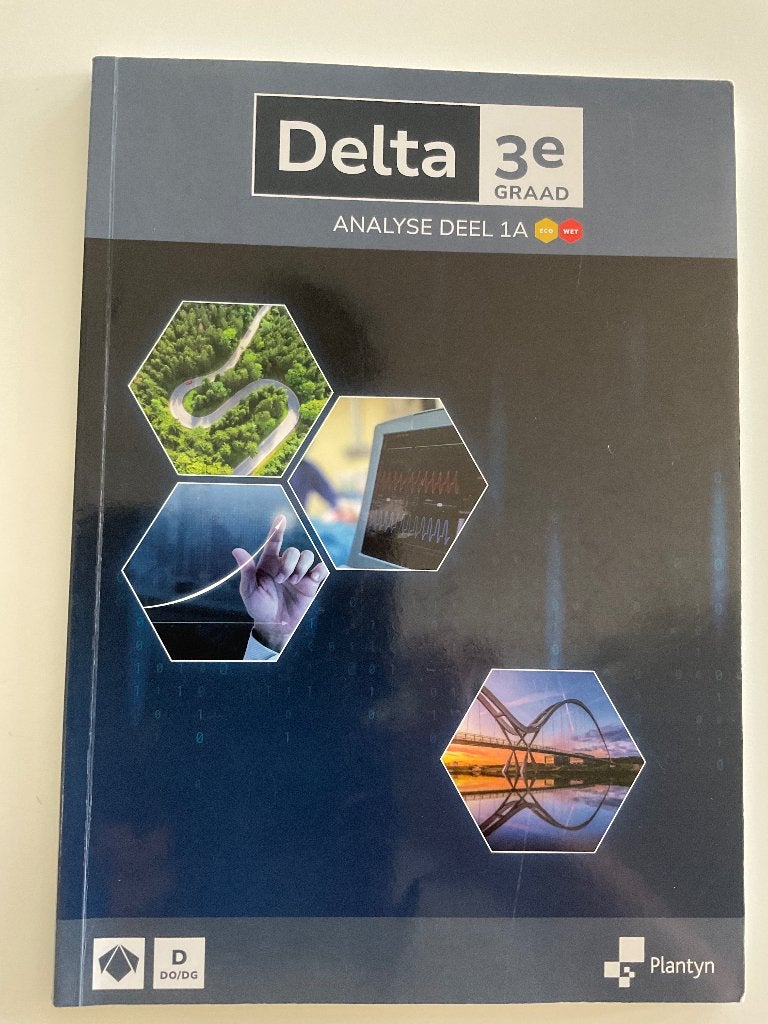 delta 3e graad analyse deel 1 A, Plantyn, Comme neuf, Enlèvement, Secondaire