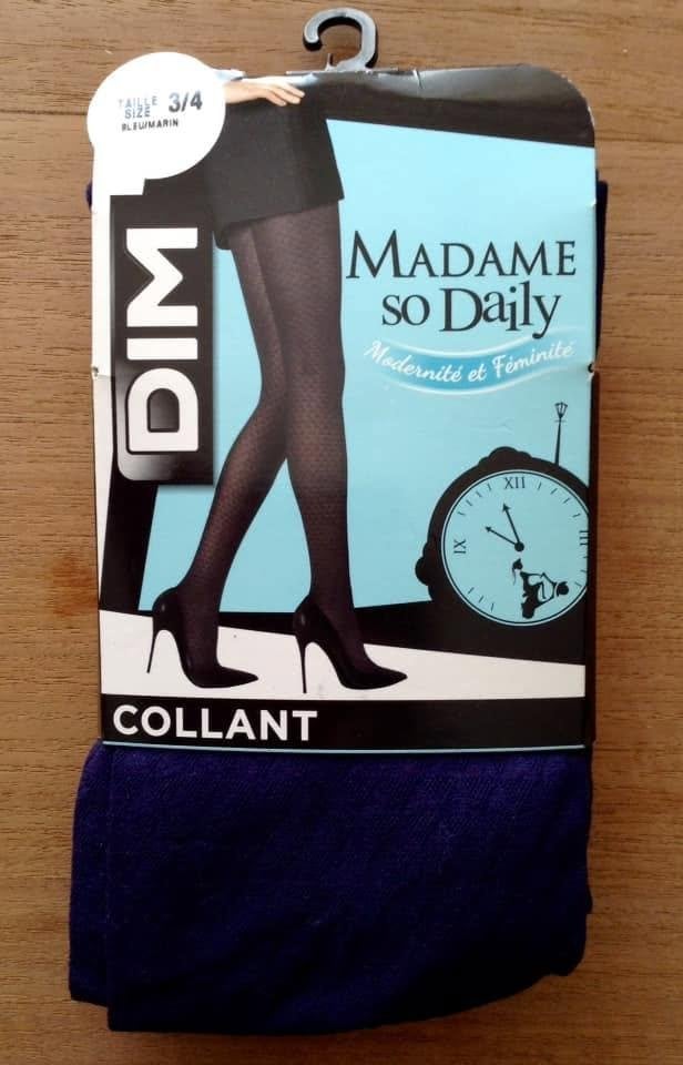 Collants DIM Madame so Daily - Bleu Marin - T. 3/4 - Neuf, Neuf, Enlèvement ou Envoi, Taille 44/46 (L), Bleu