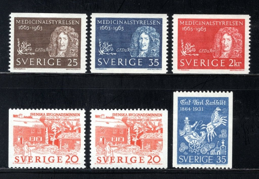 ZWEDEN Jaar 1963-1964 MH/MNH, Verzenden, Zweden, Postfris