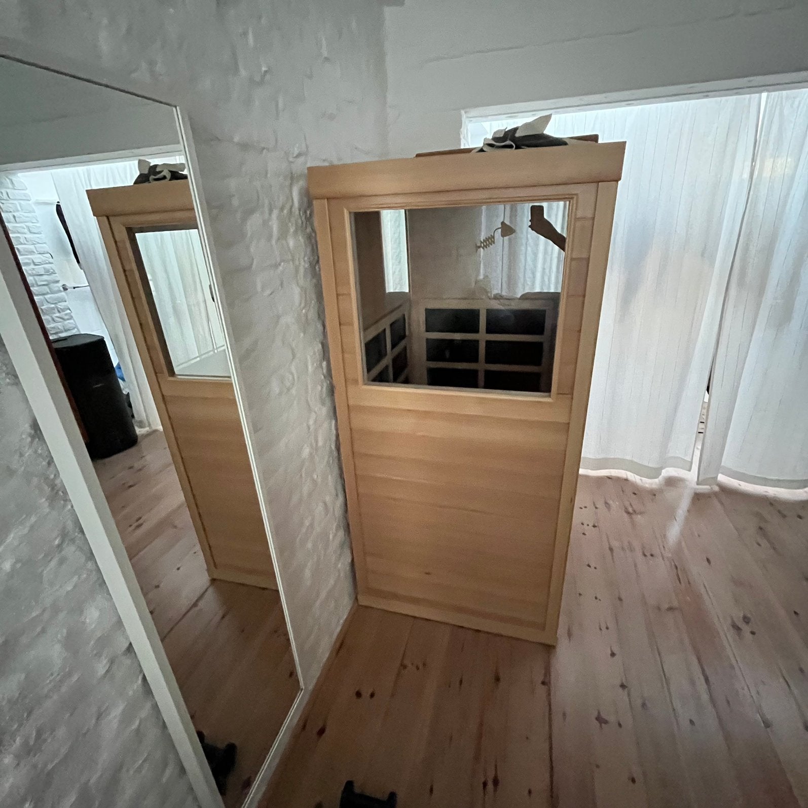 Mini sauna, Ophalen, Zo goed als nieuw, Infrarood, Complete sauna