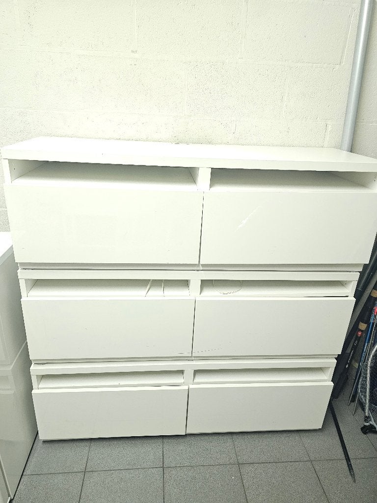 Tv meubel, Kastjes, Ophalen, Gebruikt, 100 tot 150 cm, 1 of 2 laden