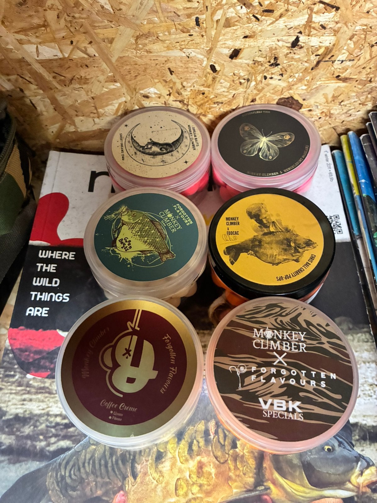 6 potjes monkeyclimber pop ups, Watersport en Boten, Ophalen of Verzenden, Nieuw