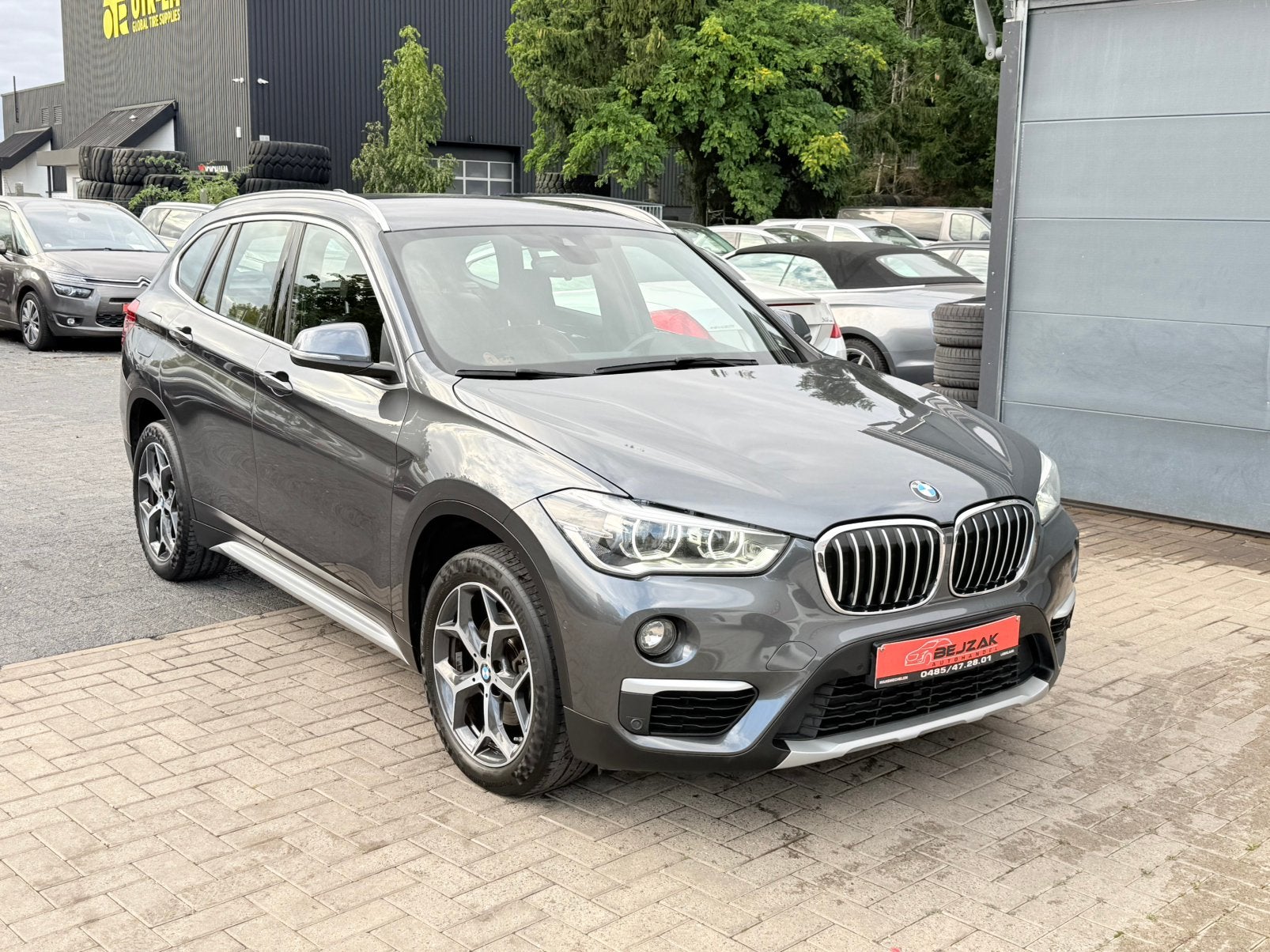 Bmw X1 sDrive18i Automaat 1j garantie Xenon/led Mooie auto, Euro 6, Zwart, Leder, Bedrijf