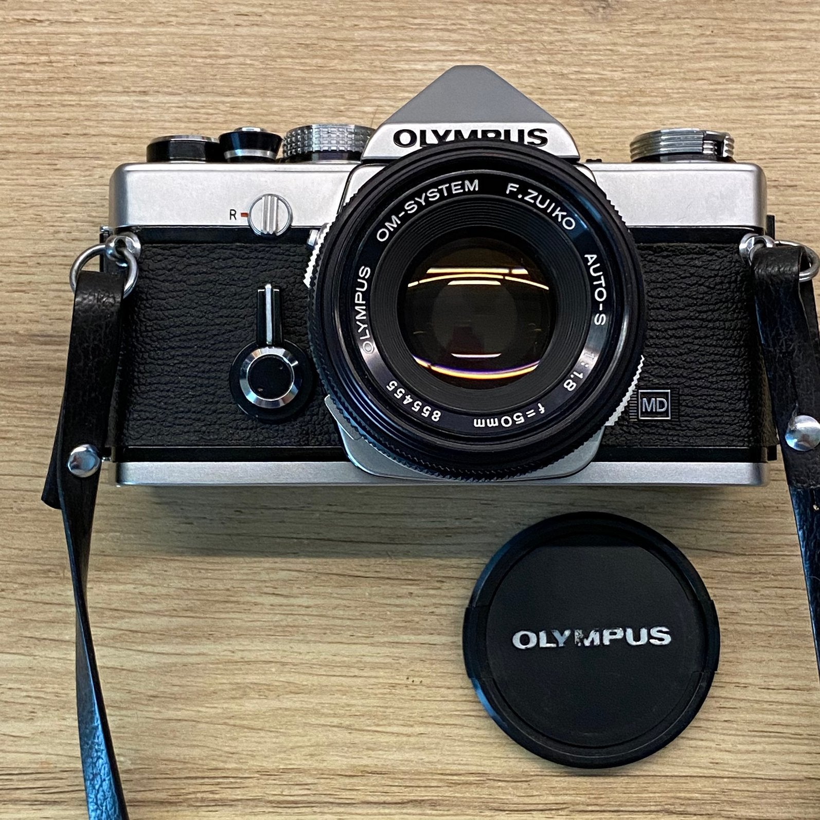 Olympus Om-1, F.Zuiko 50mm f1.8 *comme neuf, Enlèvement ou Envoi, Comme neuf, Reflex miroir, Olympus