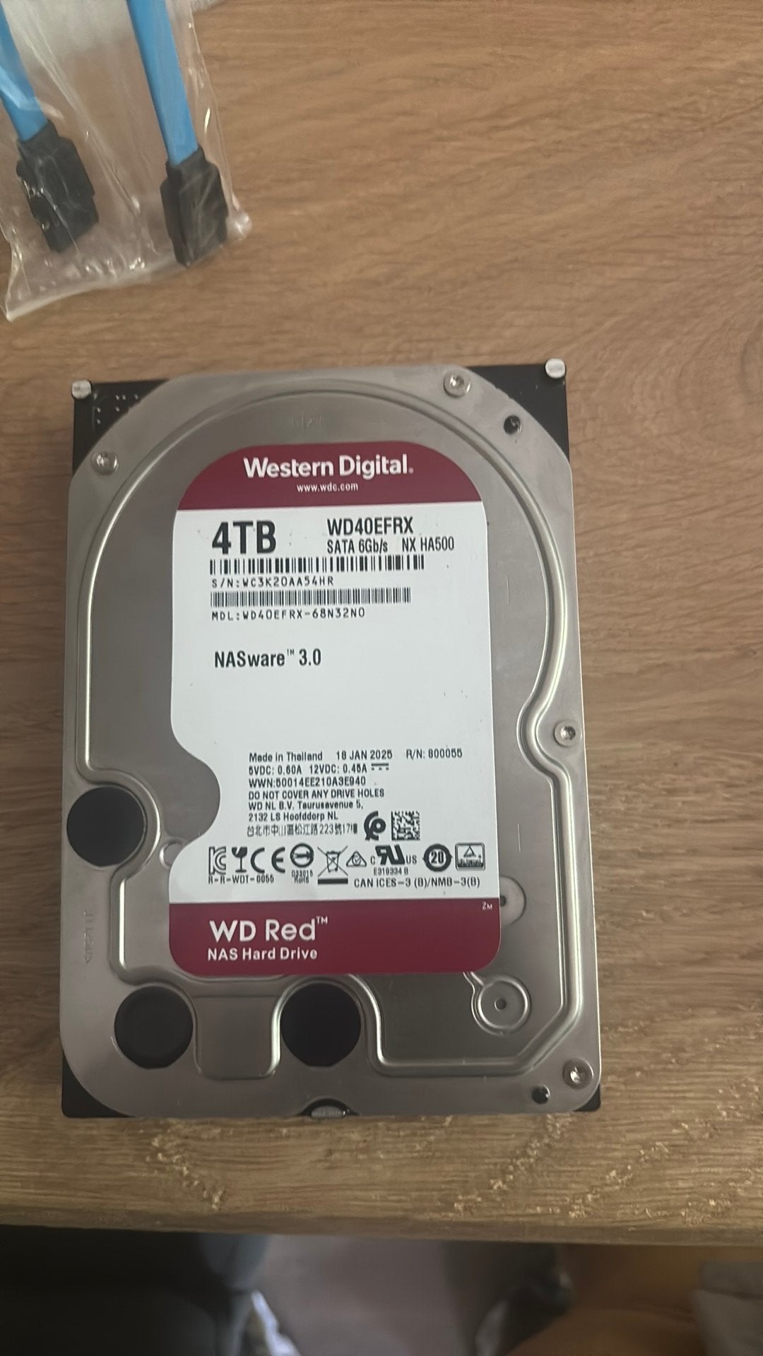 Harde schijf 4 TB, Computers en Software, Harde schijven, Ophalen, Nieuw