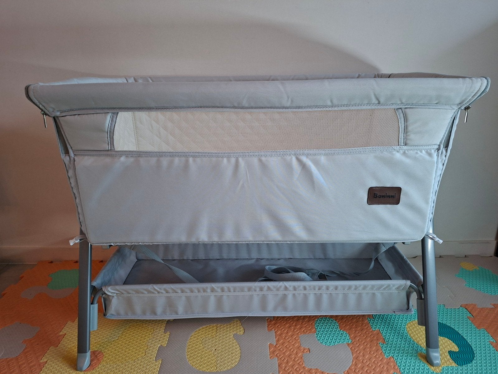 Baninni co-sleeper licht grijs, Kinderen en Baby's, Babywiegjes en Ledikanten, Ophalen, Zo goed als nieuw, Overige typen