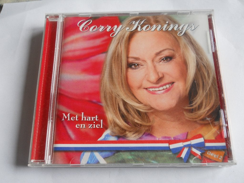 CD - CORRY KONNIGS - MET HART EN ZIEL, Cd's en Dvd's, Ophalen of Verzenden, Zo goed als nieuw, Levenslied of Smartlap, Eerste persing
