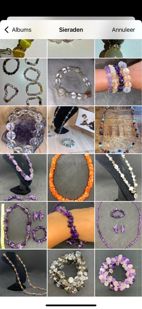 Sieraden van edelstenen handgemaakt. Stenen geslepen, Handtassen en Accessoires, Edelstenen, Ophalen of Verzenden, Zo goed als nieuw