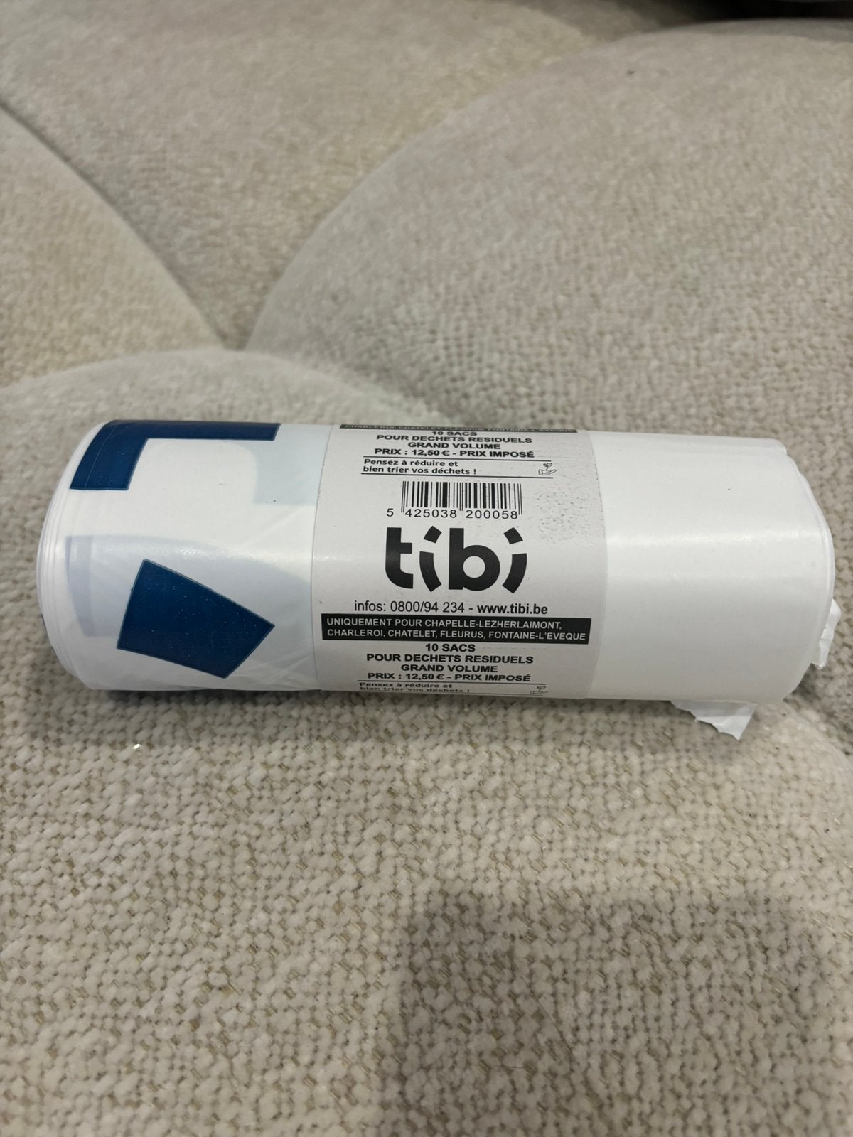 Sac poubelle tibi a vendre, Enlèvement, Comme neuf