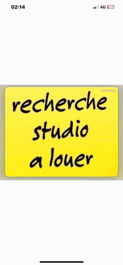 Je cherche un studio ou un appartement à Bruxelles.