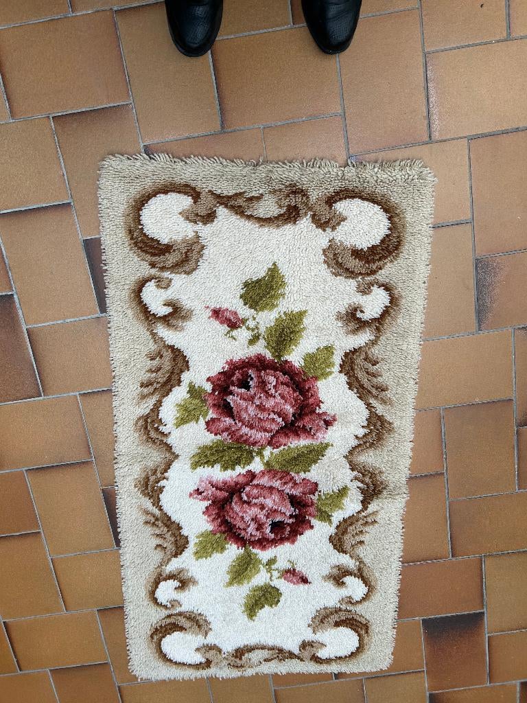2 Prachtige matjes, Huis en Inrichting, Stoffering | Tapijten en Vloerkleden, Ophalen, Gebruikt, Groen, Rechthoekig