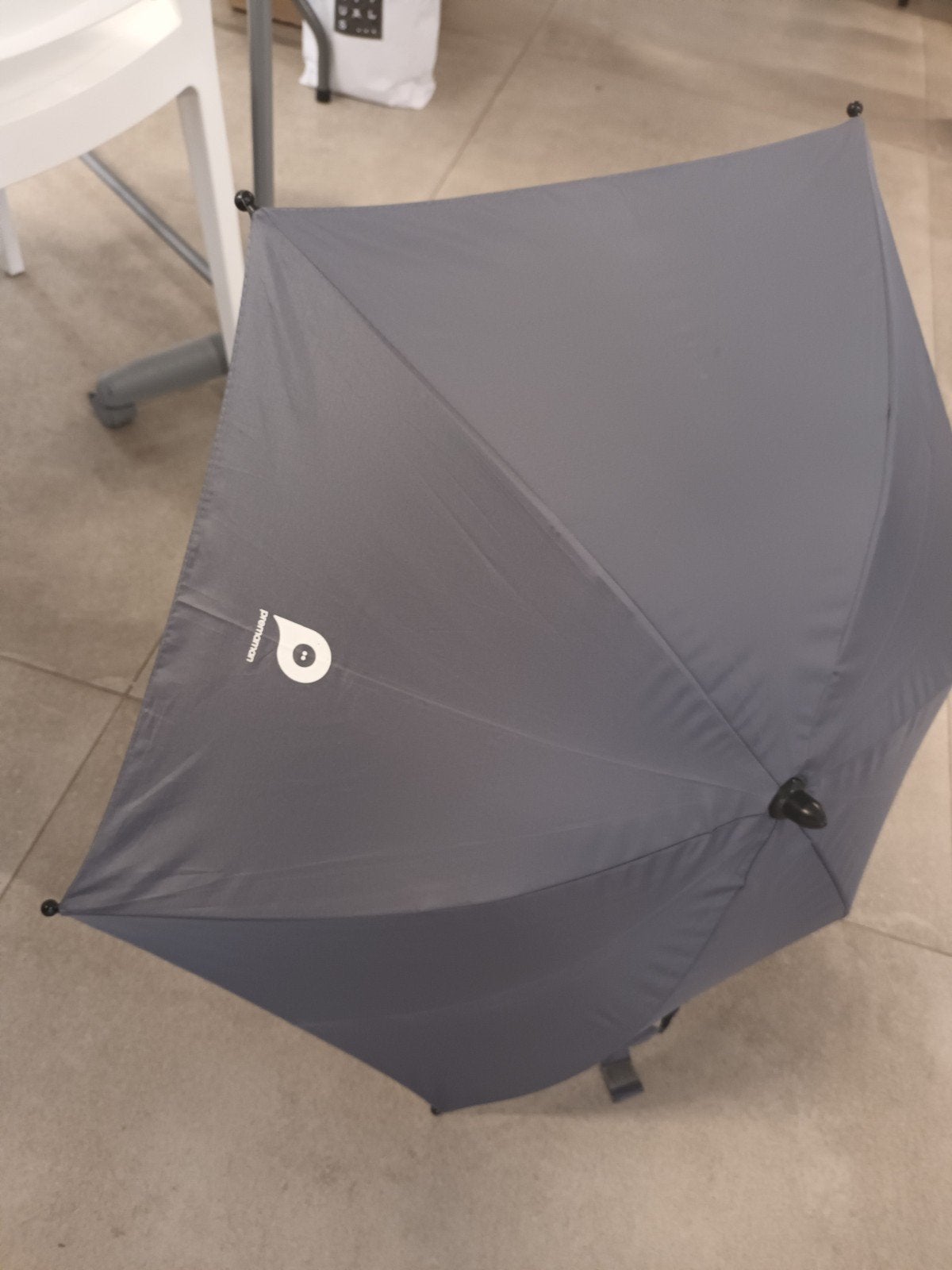 parasol voor buggy, Ophalen