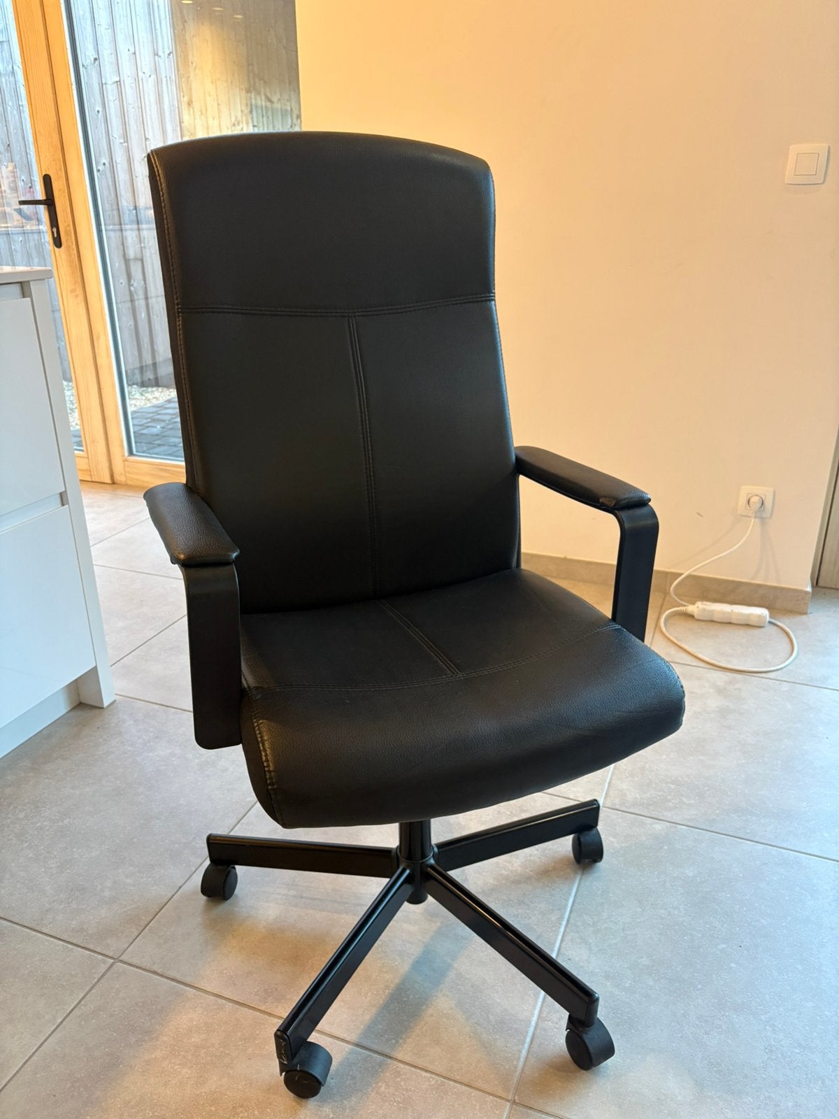 Bureaustoel Ikea, Maison & Meubles, Chaises de bureau, Comme neuf, Enlèvement, Chaise de bureau, Ergonomique