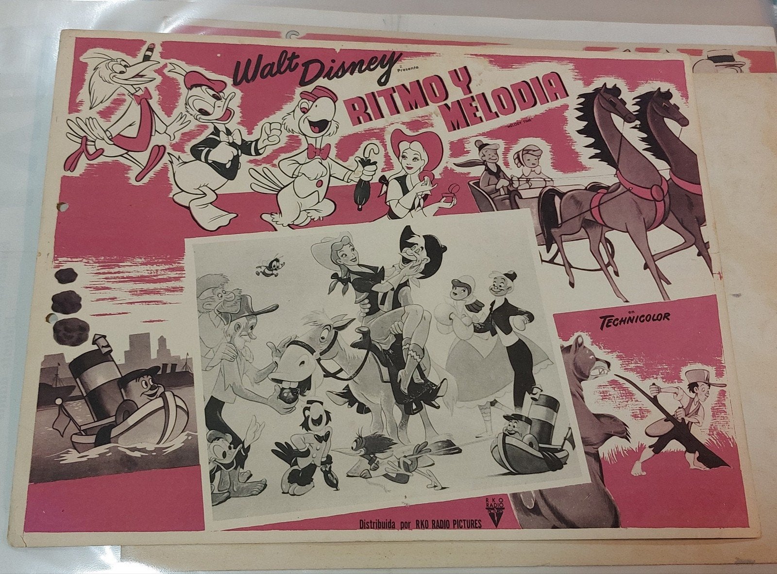 Spaanse lobbykaart Walt Disney 1948, Verzamelen, Ophalen