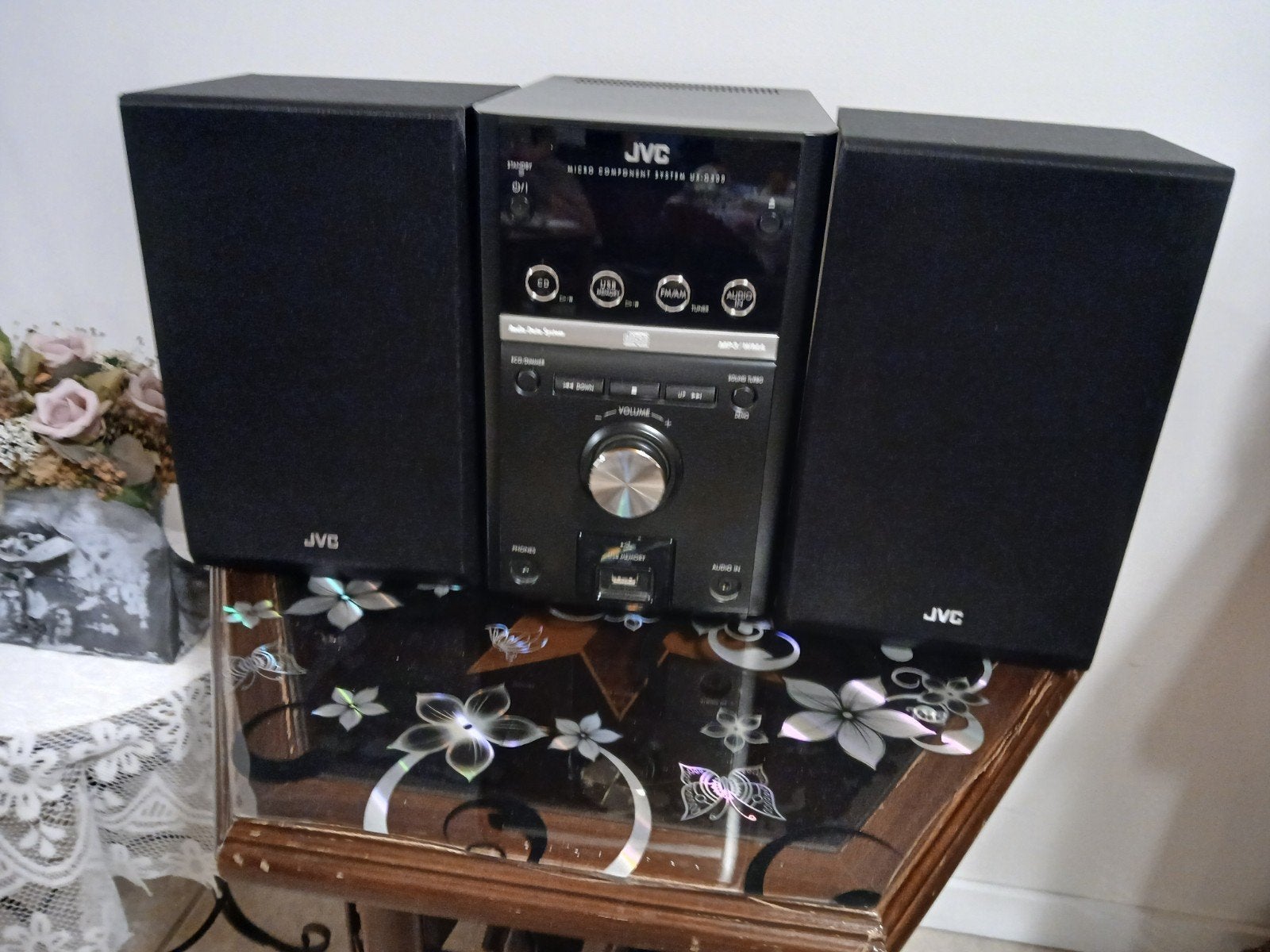 JVC muziek systeem, Ophalen