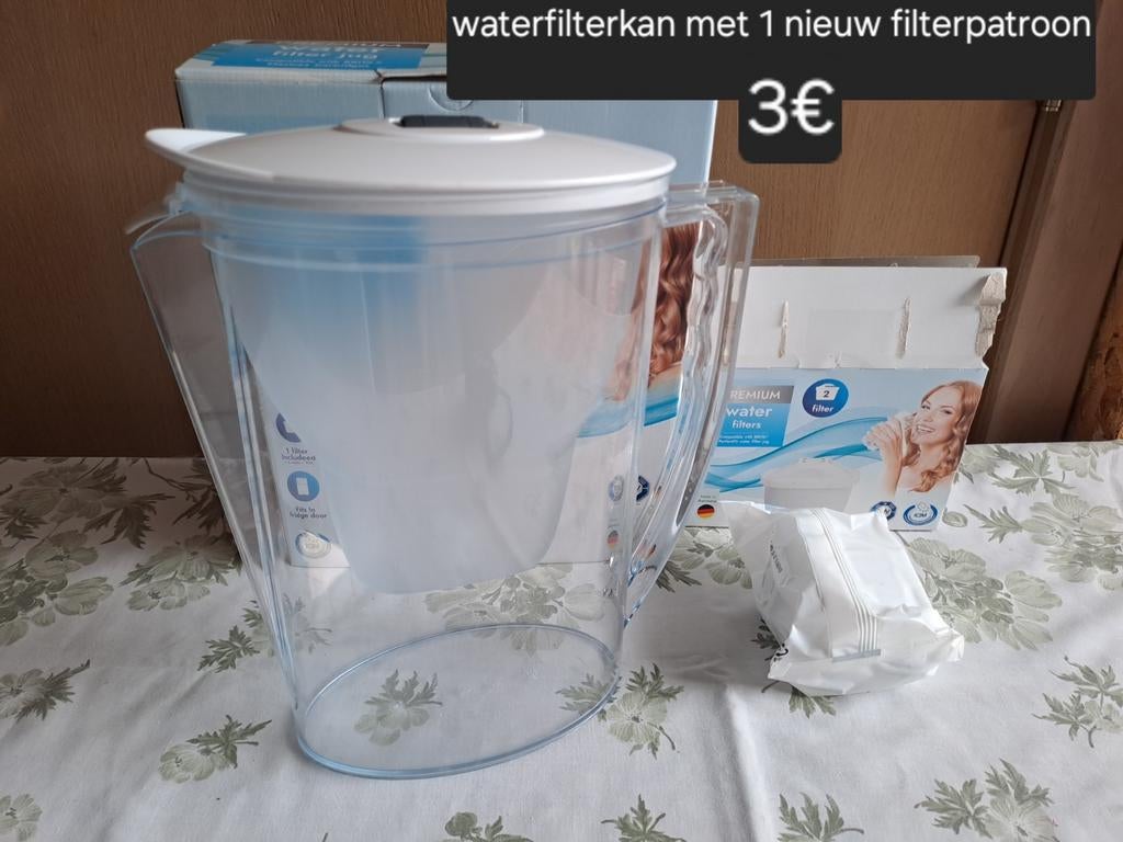 Waterkan met nieuw filterpatroon, Huis en Inrichting, Ophalen