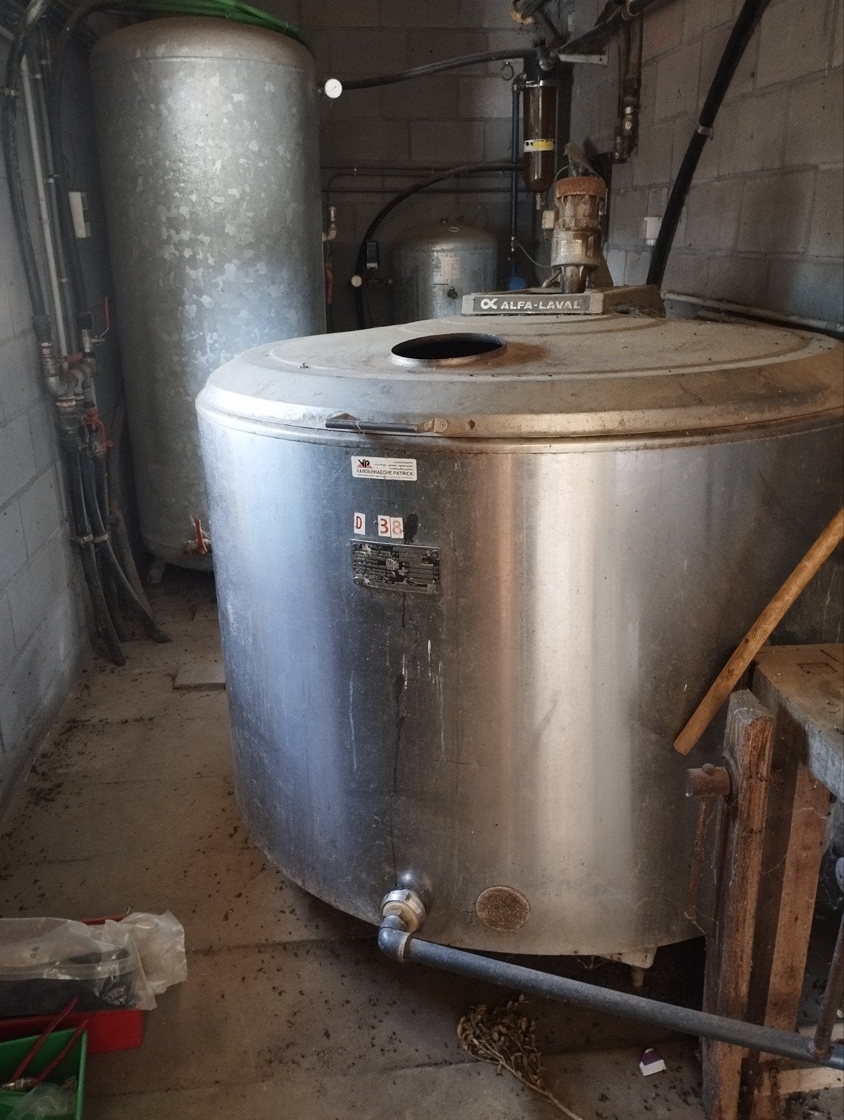 Melktank, inoxtank