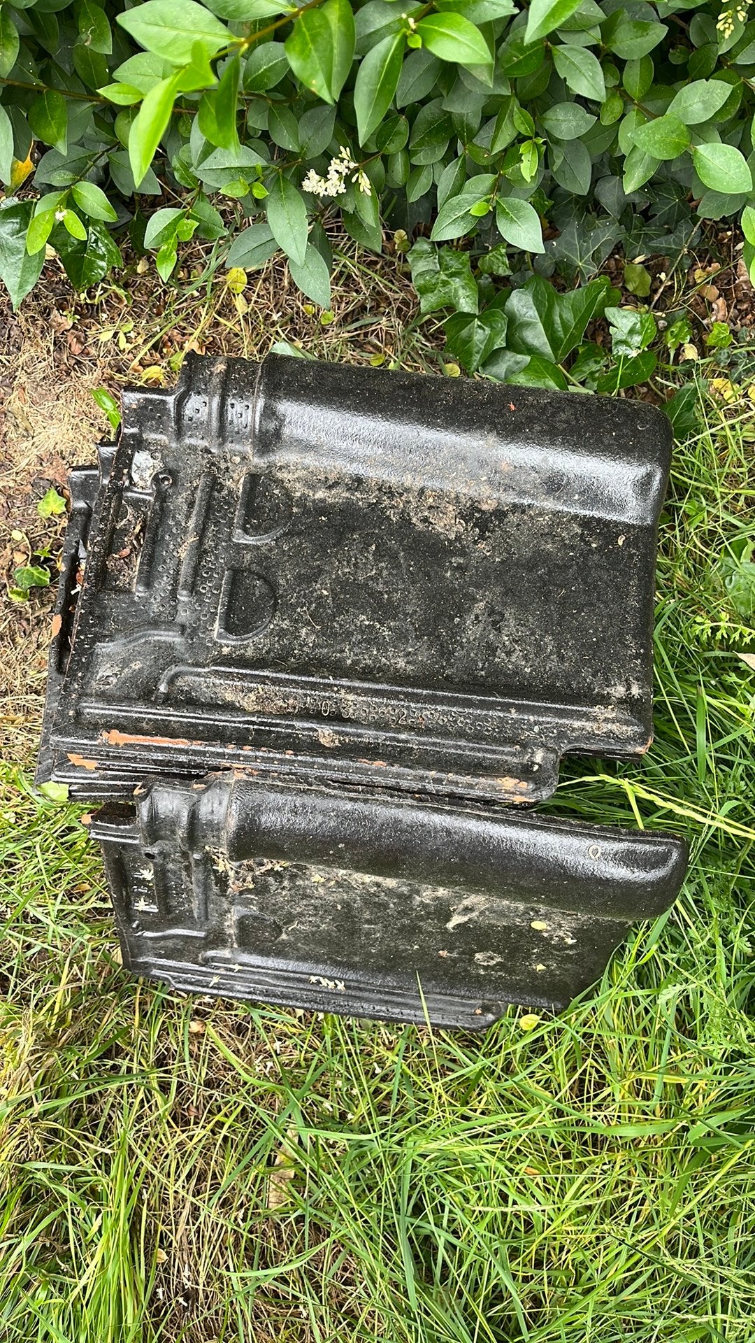 Dakpannen, Doe-het-zelf en Bouw, Dakpannen en Dakbedekking, Ophalen, Zo goed als nieuw, Zwart, Dakpannen