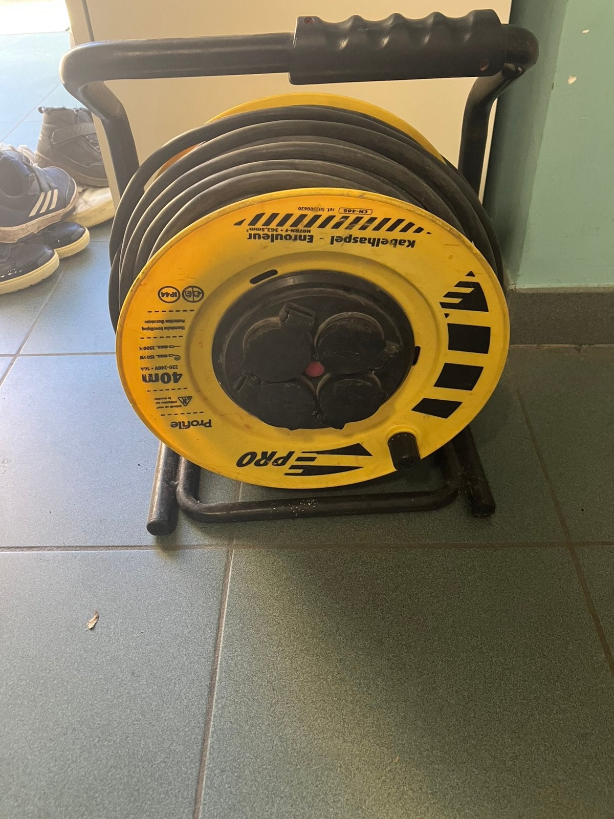 Kabelhaspel 3g2,5 40m, Bricolage & Construction, Enlèvement, Comme neuf, Enrouleur de câble