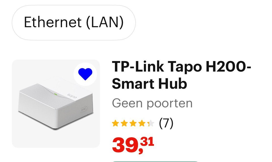 Tp-link Tapo H200, Enlèvement ou Envoi, Comme neuf
