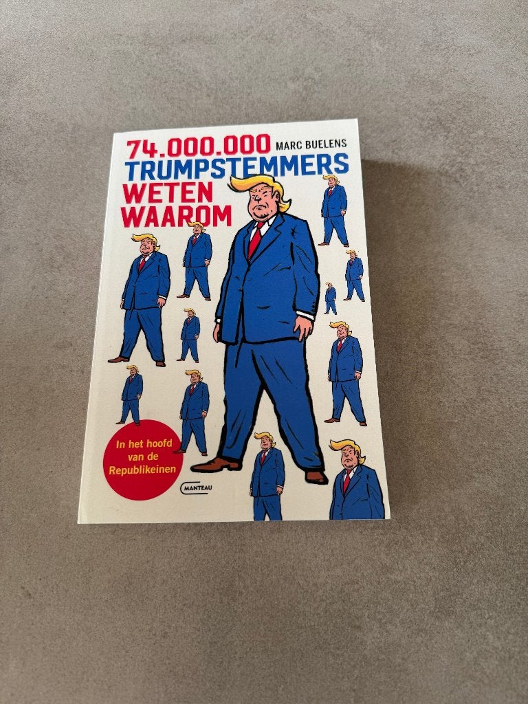 74.000.000 Trumpstemmers weten waarom, Ophalen of Verzenden, Nieuw, Marc Buelens