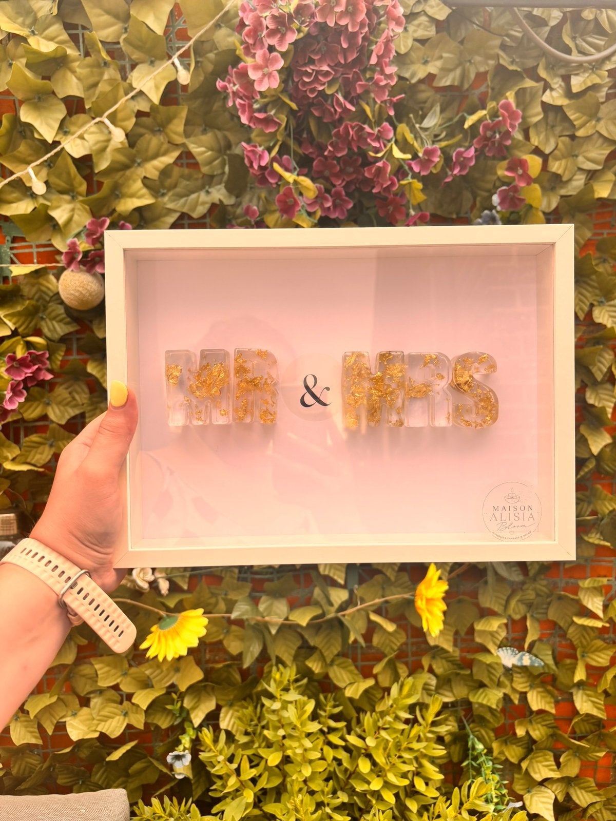 Epoxy Letter –“mr & mrs” & “Lieve Super Juf”, Huis en Inrichting, Ophalen of Verzenden, Nieuw