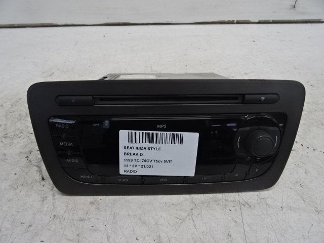 RADIO Seat Ibiza IV (6J5) (01-2008/06-2017) (6J1035153G), Gebruikt, Seat